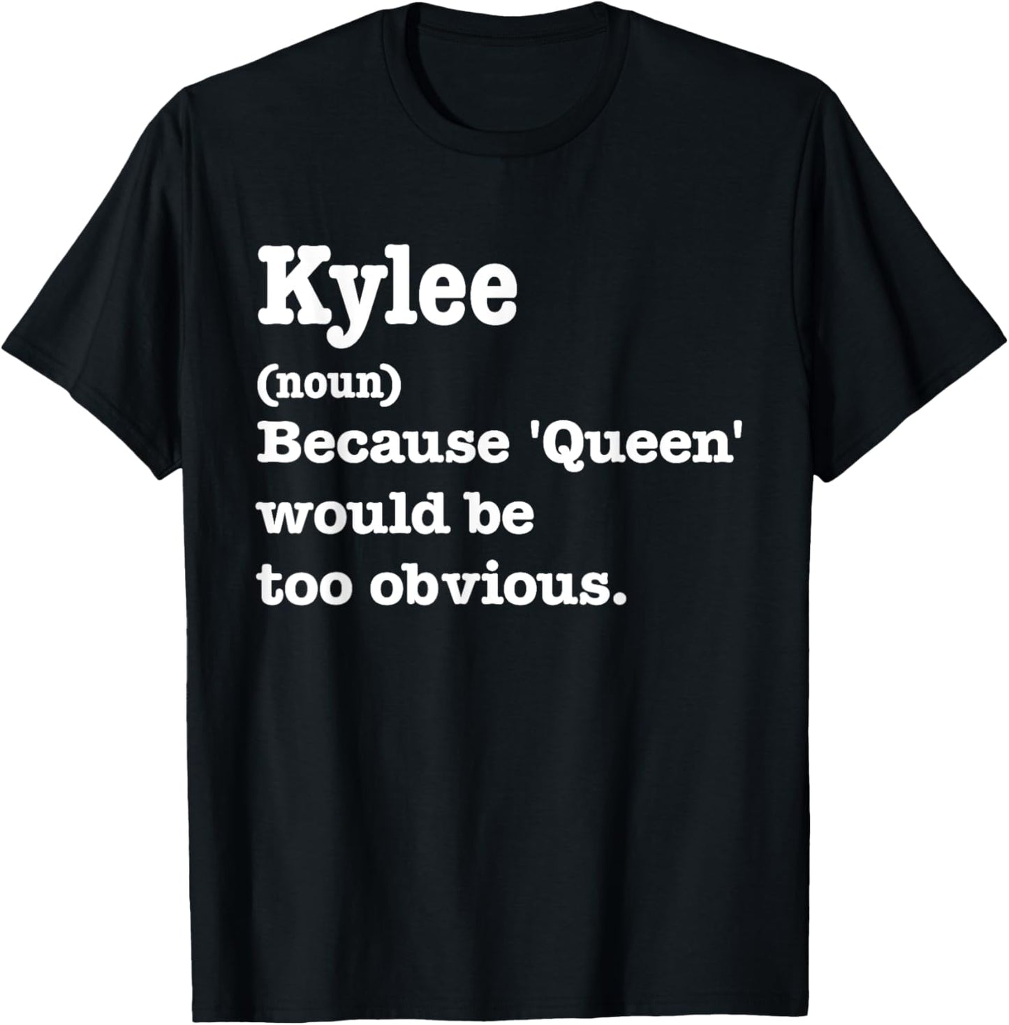 KYLEE Sarcasm Queen - Custom KYLEE Women's T-Shirt - T-Shirt | Black