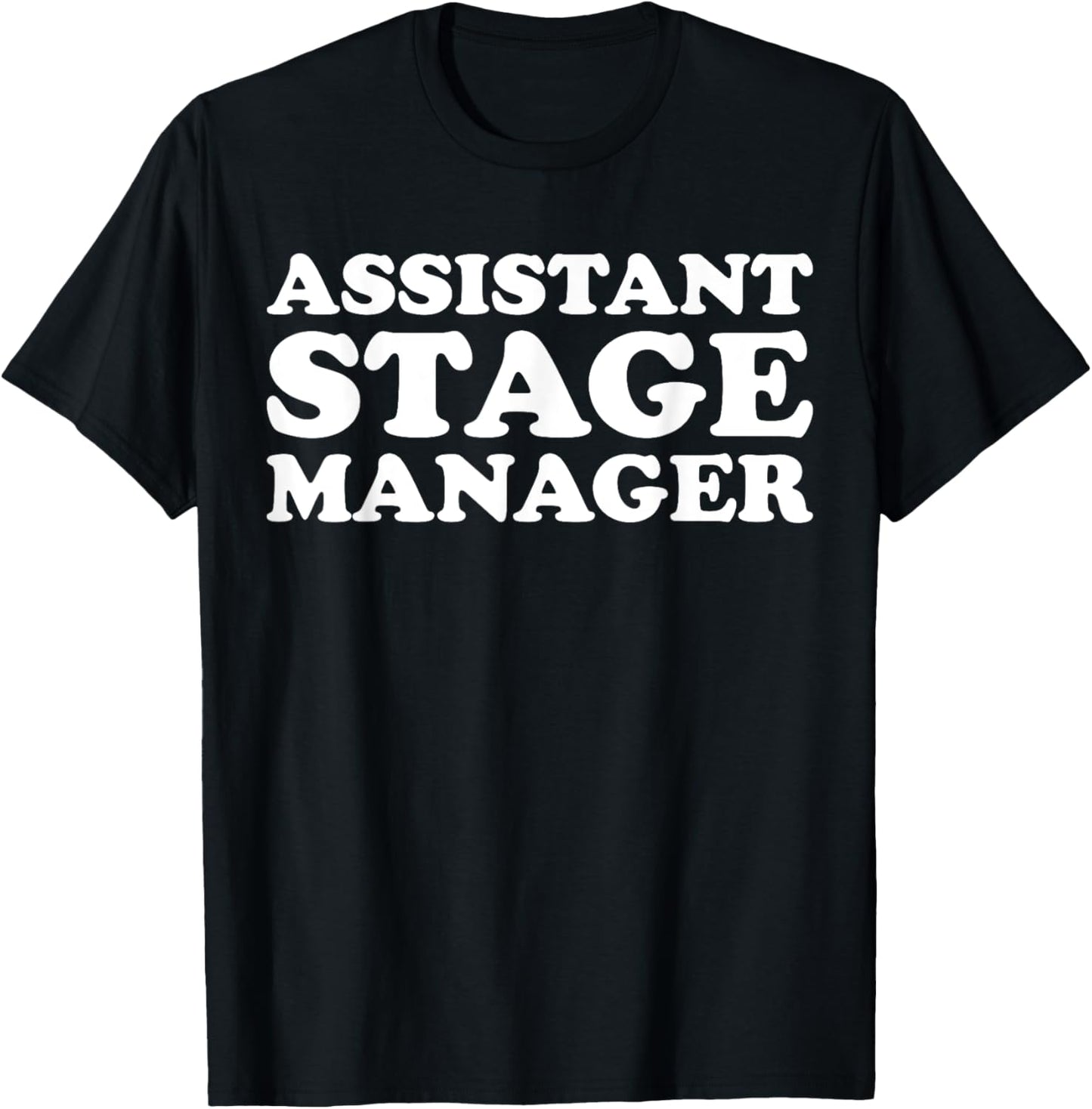 Assistant Stage Manager Event Equipment Setup Team T-Shirt - T-Shirt | Black