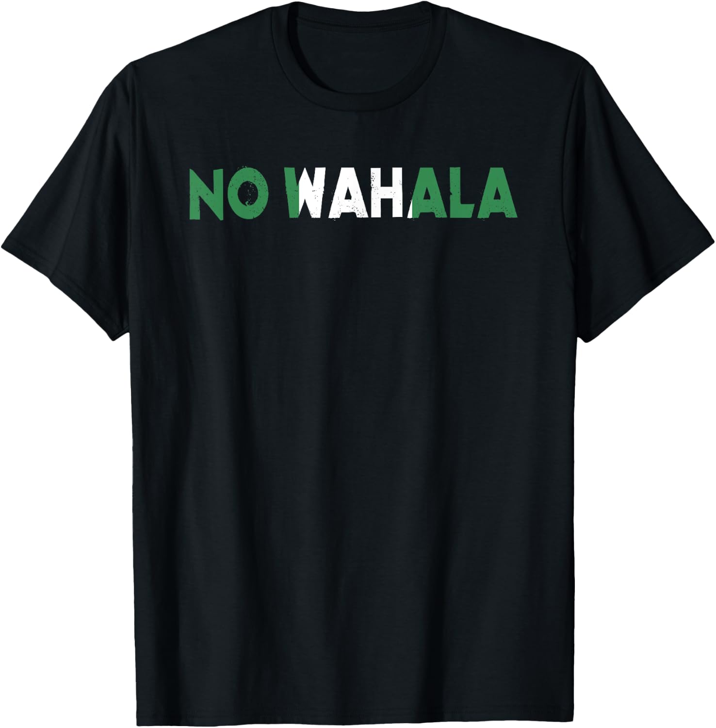 No Wahala Funny Nigeria Saying Nigerian Word For No Problem T-Shirt - T-Shirt | Black