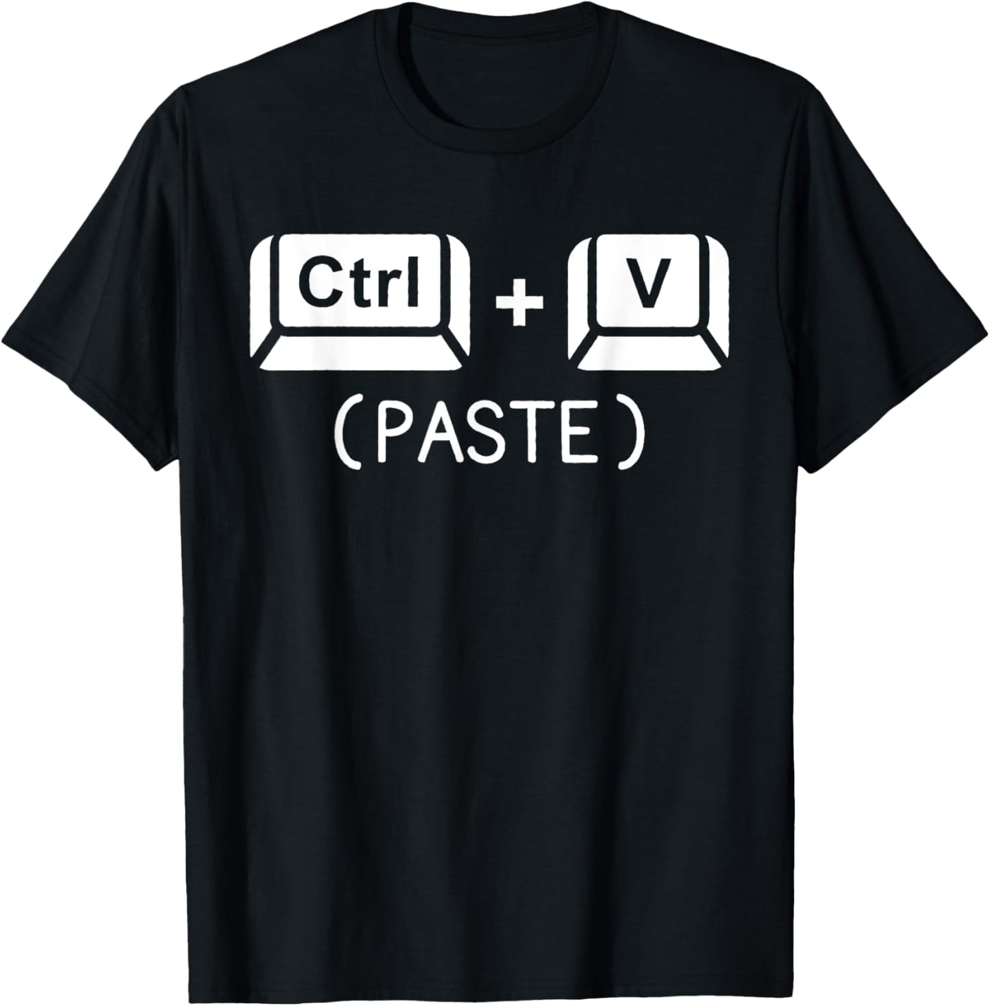 Copy Paste Ctrl C Ctrl V Dad Son Happy Father's Day Family T-Shirt - T-Shirt | Black