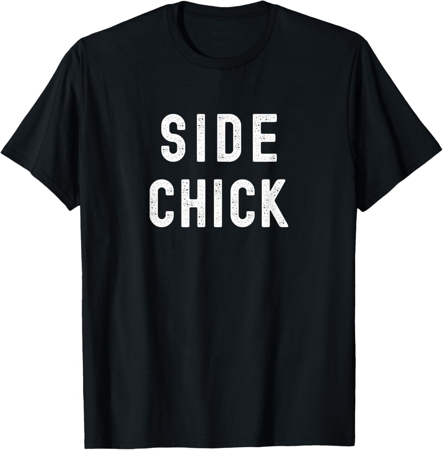 Main Man Side Chick Thanksgiving Meal Matching Couple Pajama T-Shirt - T-Shirt | Black