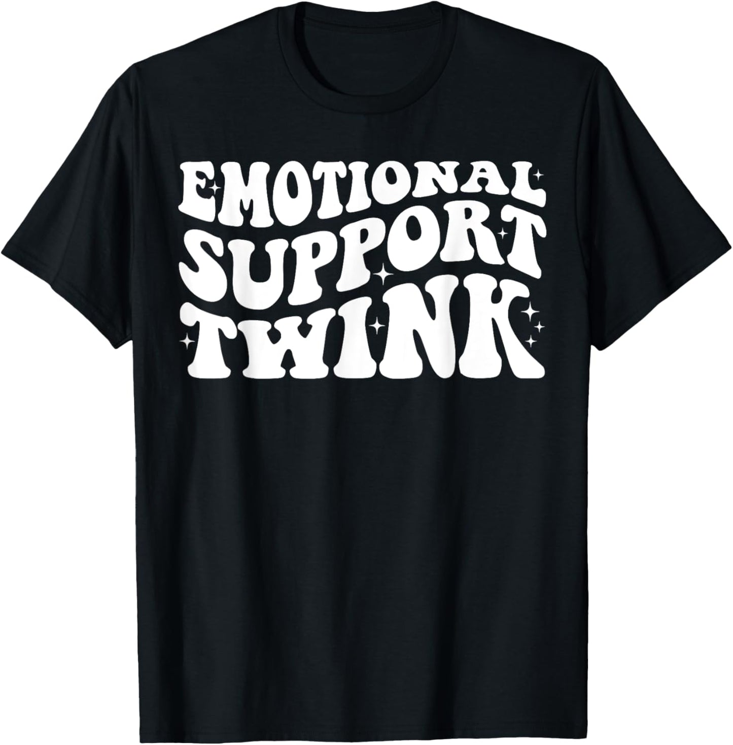 Emotional Support Twink T-Shirt - T-Shirt | Black