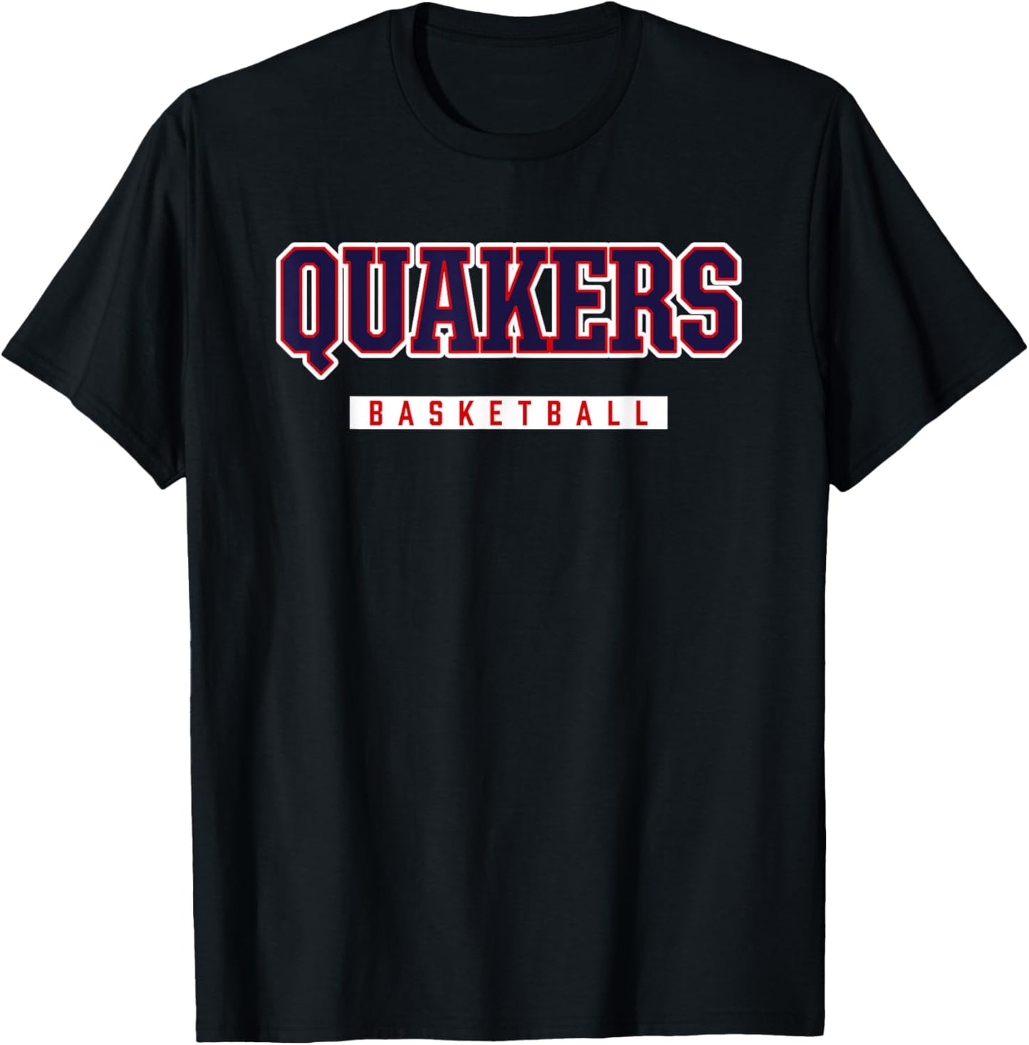 Quakers Basketball Plainfield High School T-Shirt - T-Shirt | Black