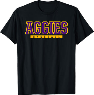 Fairview Aggies Baseball T-Shirt - T-Shirt | Black