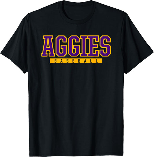 Fairview Aggies Baseball T-Shirt - T-Shirt | Black