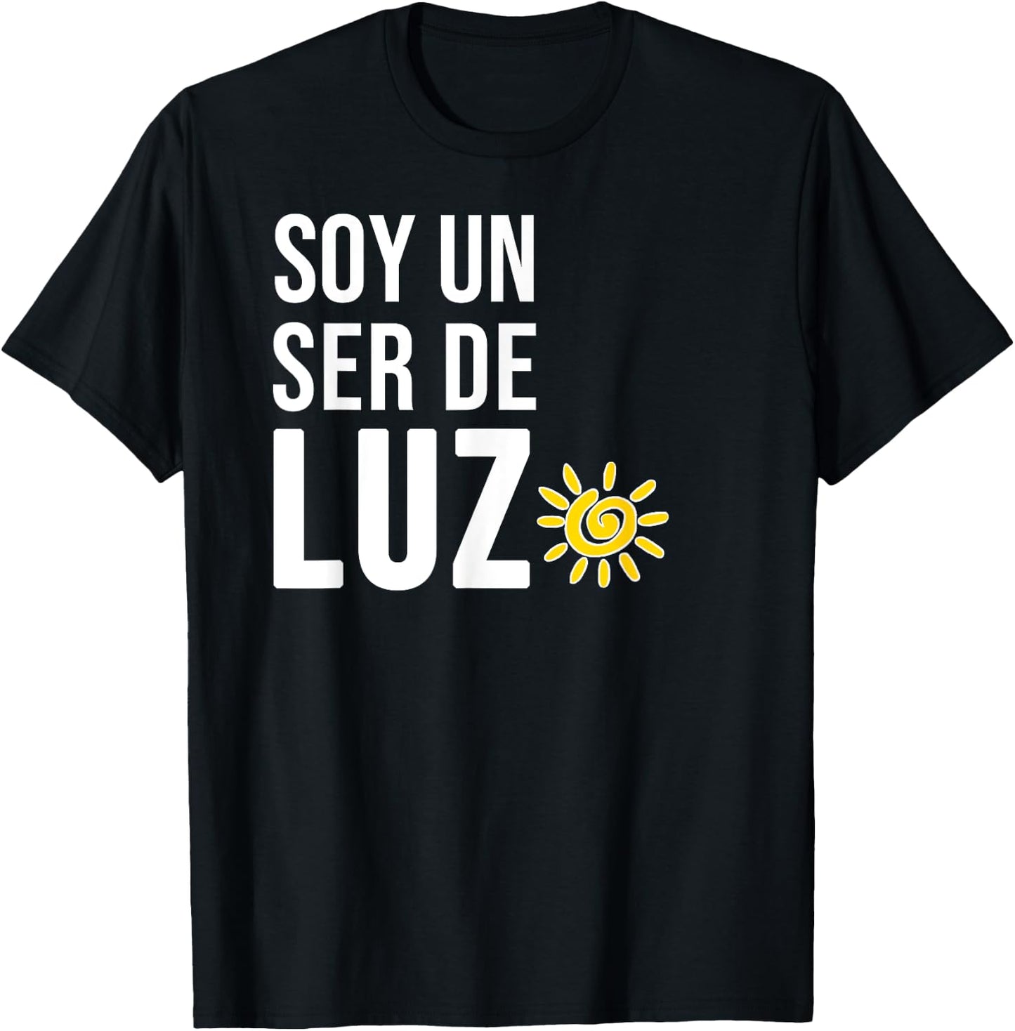 Soy un Ser de Luz Spanish Humanity Empathy Peace T-Shirt - T-Shirt | Black