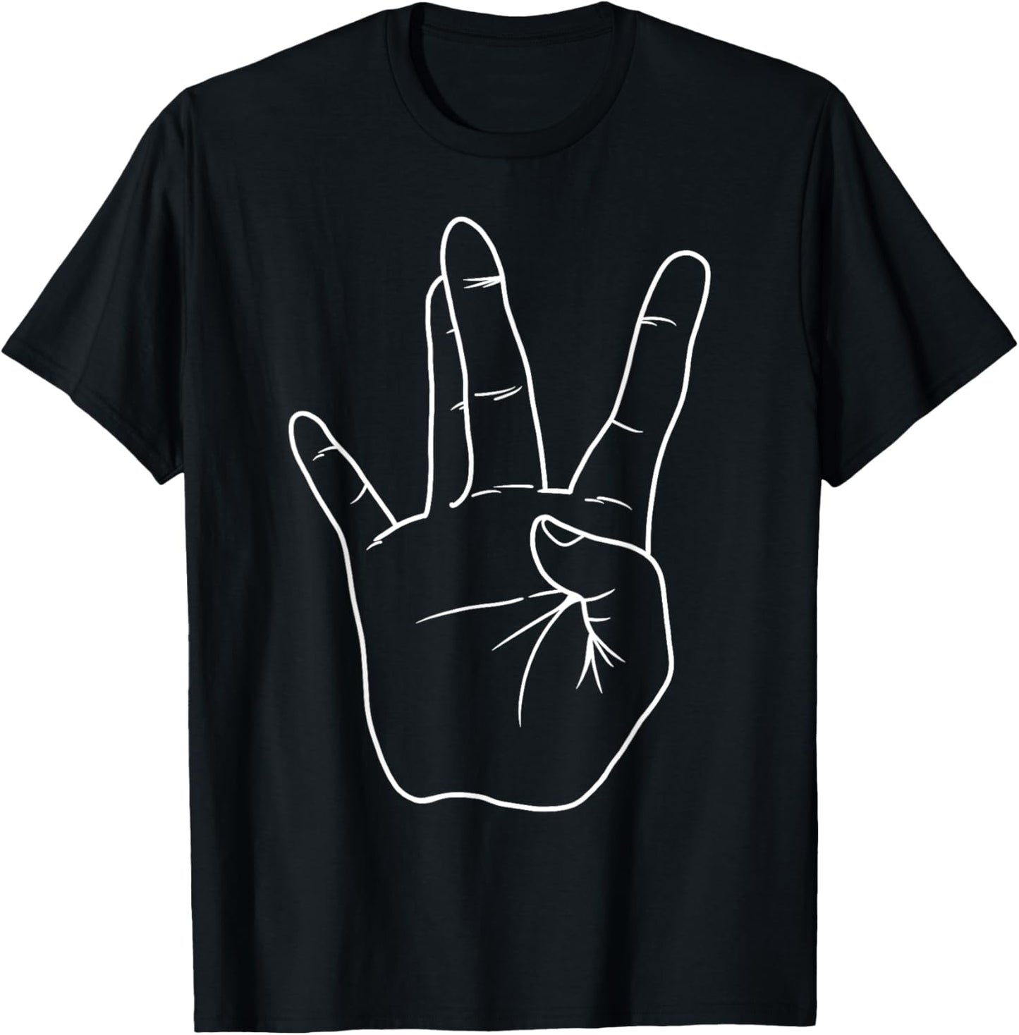 Westside West Coast Hip Hop Hand Sign Old School T-Shirt - T-Shirt | Black