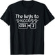 The Keys To Success Ctrl + Z Funny Technology Teacher Gift Men Women T-Shirt - T-Shirt | Black