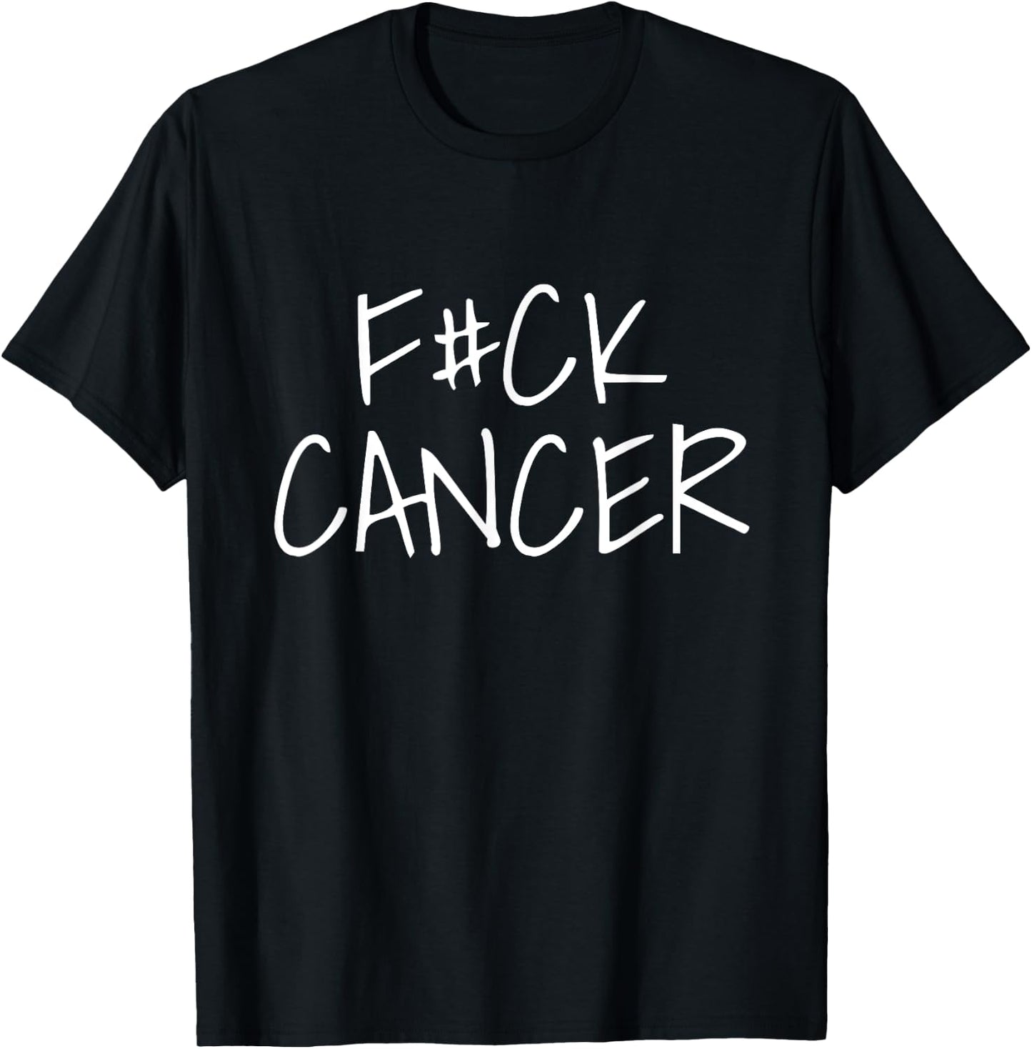 F ck Cancer Shirt Cancer Sucks I Hate Cancer T-Shirt - T-Shirt | Black