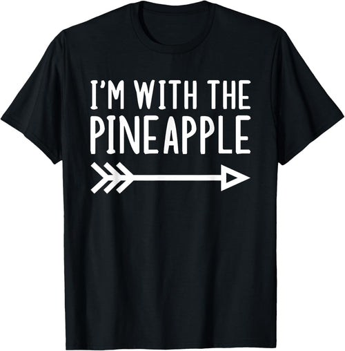 I'm With The Pineapple Funny Matching Lazy Halloween Costume
