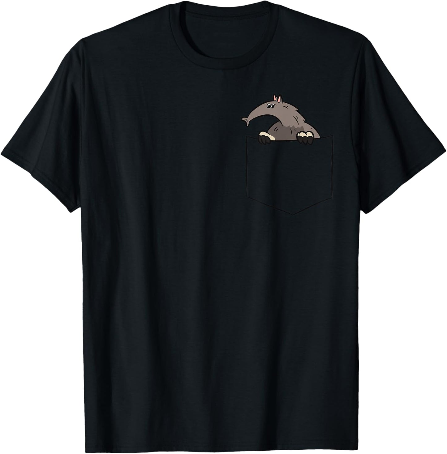 Anteater Aardvark In a Pocket Anteater T-Shirt - T-Shirt | Black