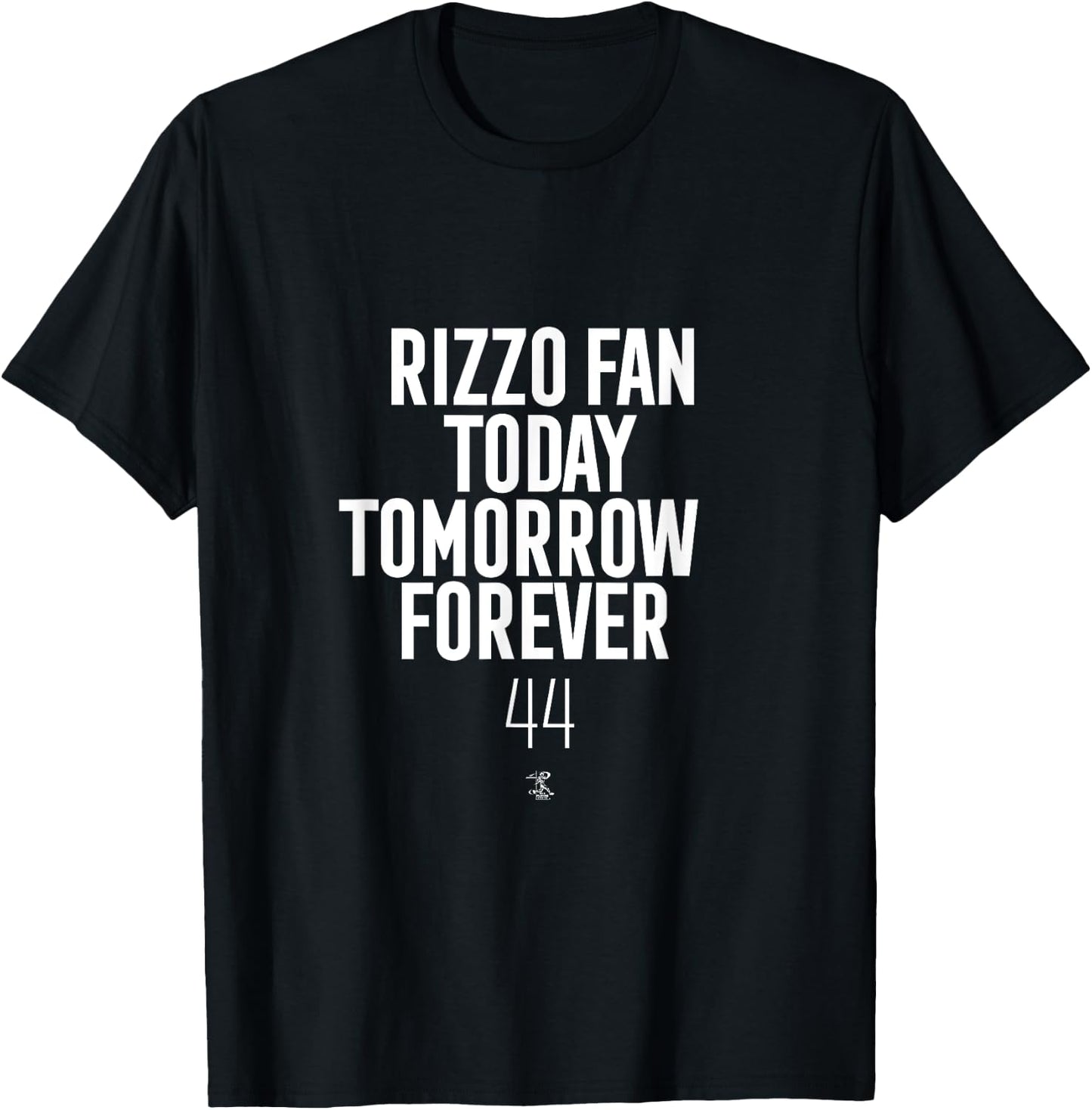 Anthony Rizzo Today Tomorrow Forever Gameday T-Shirt - T-Shirt | Black