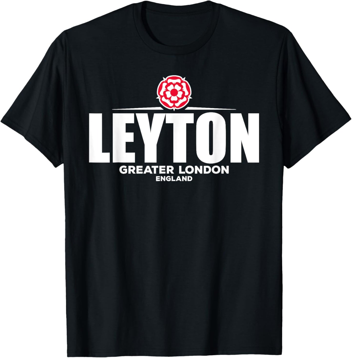 Leyton Greater London England T-Shirt - T-Shirt | Black