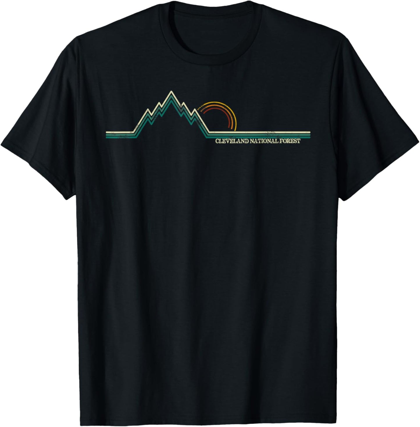 Cleveland National Forest (California) T-Shirt - T-Shirt | Black