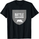 Battle Unicorn Funny Rhinoceros Rhino T-Shirt - T-Shirt | Black