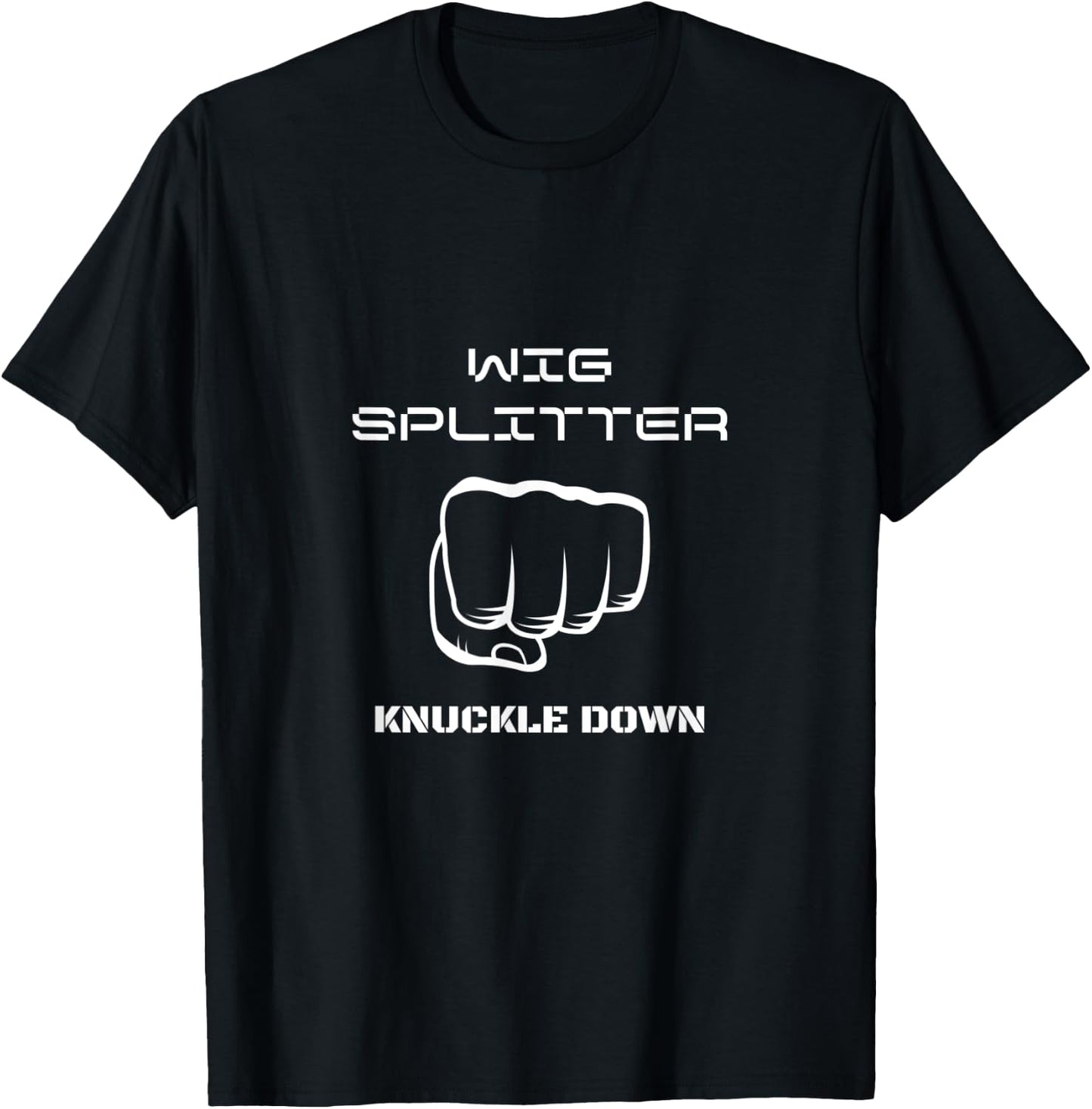Wig Splitter Halloween Fun T-Shirt - T-Shirt | Black