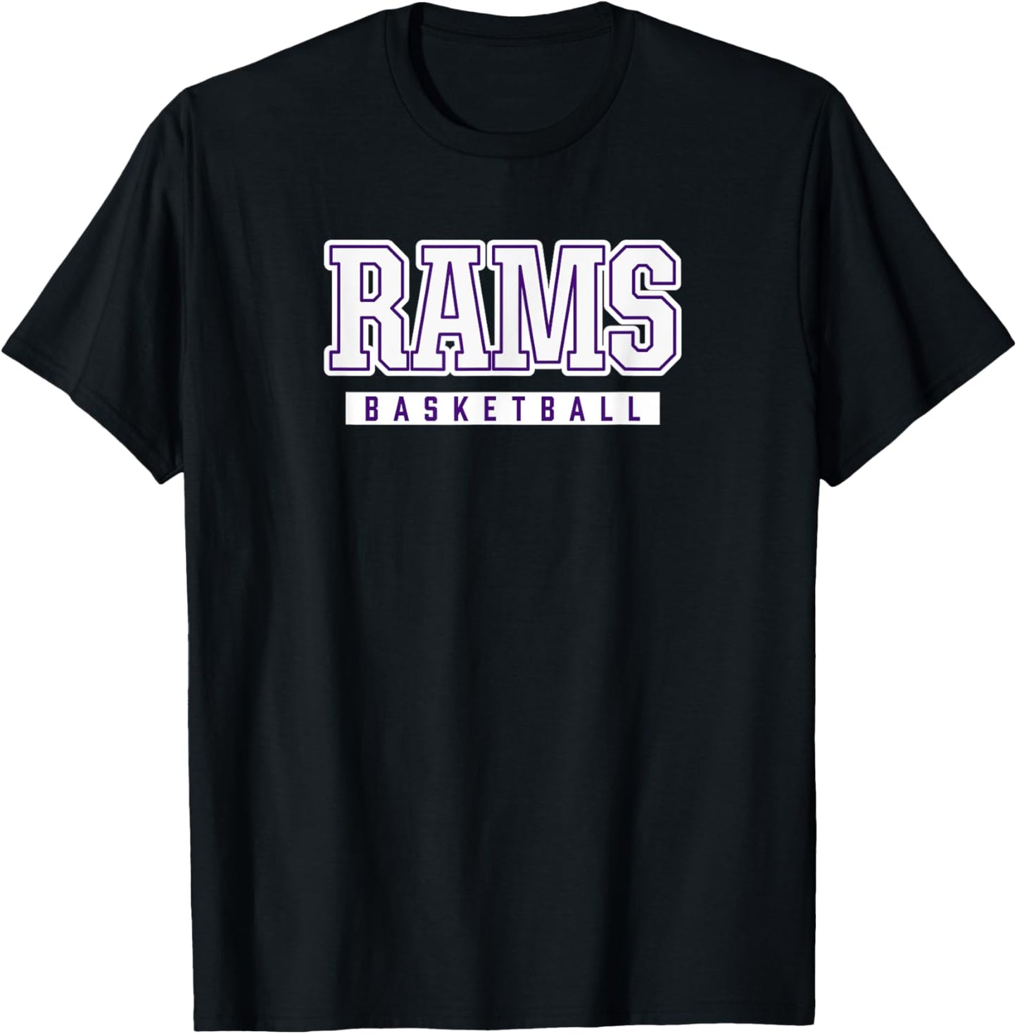 Rams Basketball North Thurston High School T-Shirt - T-Shirt | Black