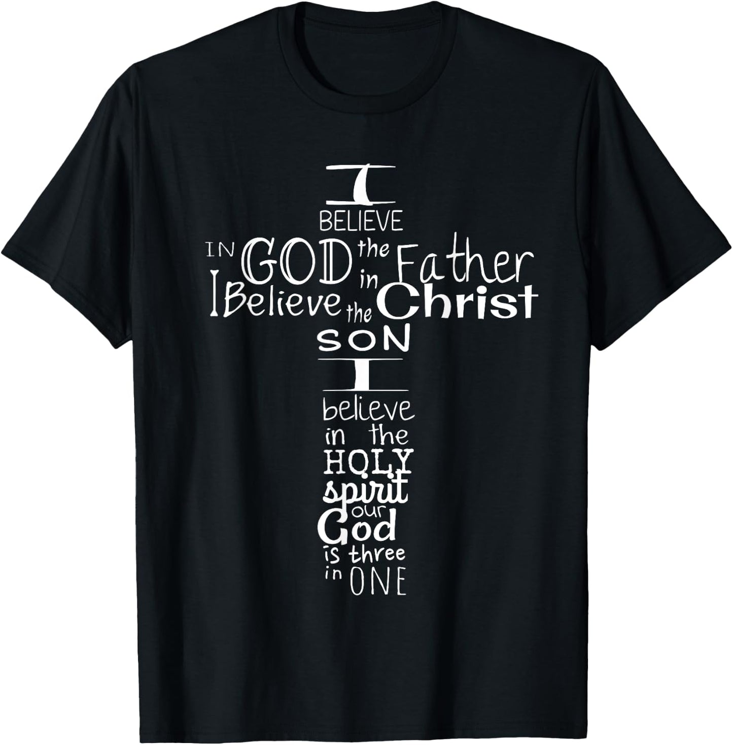 This I Believe Christian T-Shirt - T-Shirt | Black