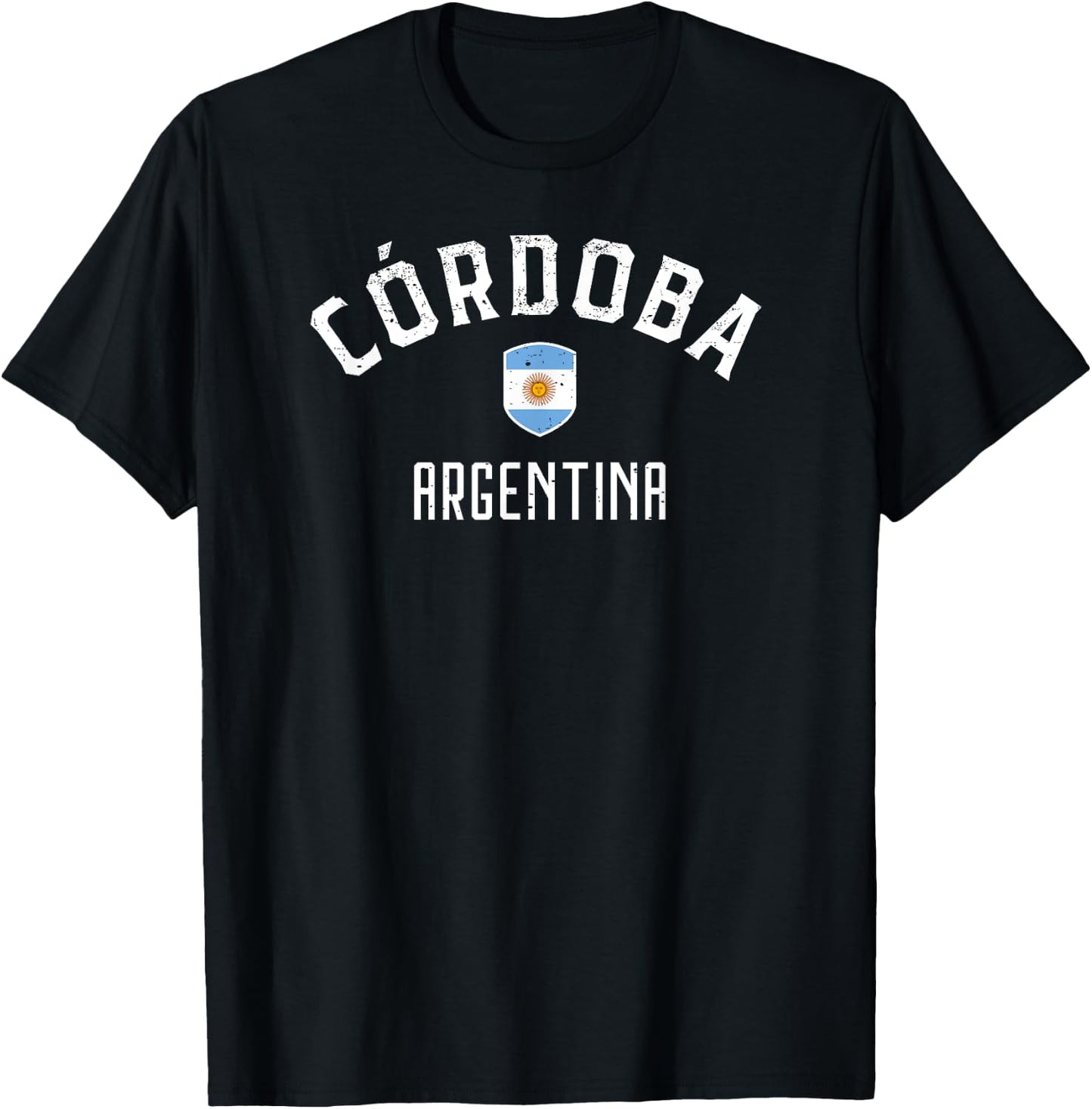 Cordoba Argentina - Argentinian Flag T-Shirt - T-Shirt | Black