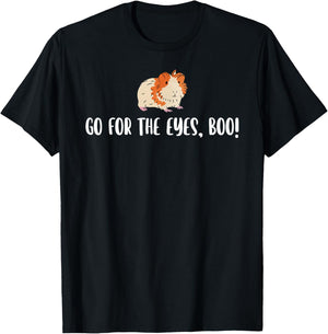 Go For The Eyes Boo Hamster Lover Hamster Owner Pet Lover T-Shirt - T-Shirt | Black