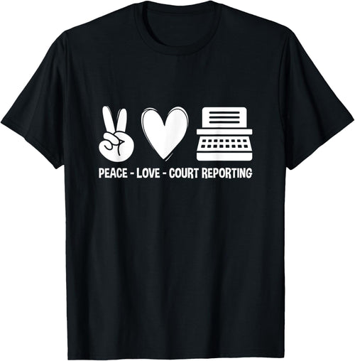 Peace Love Court Reporting Court Reporter Stenographer