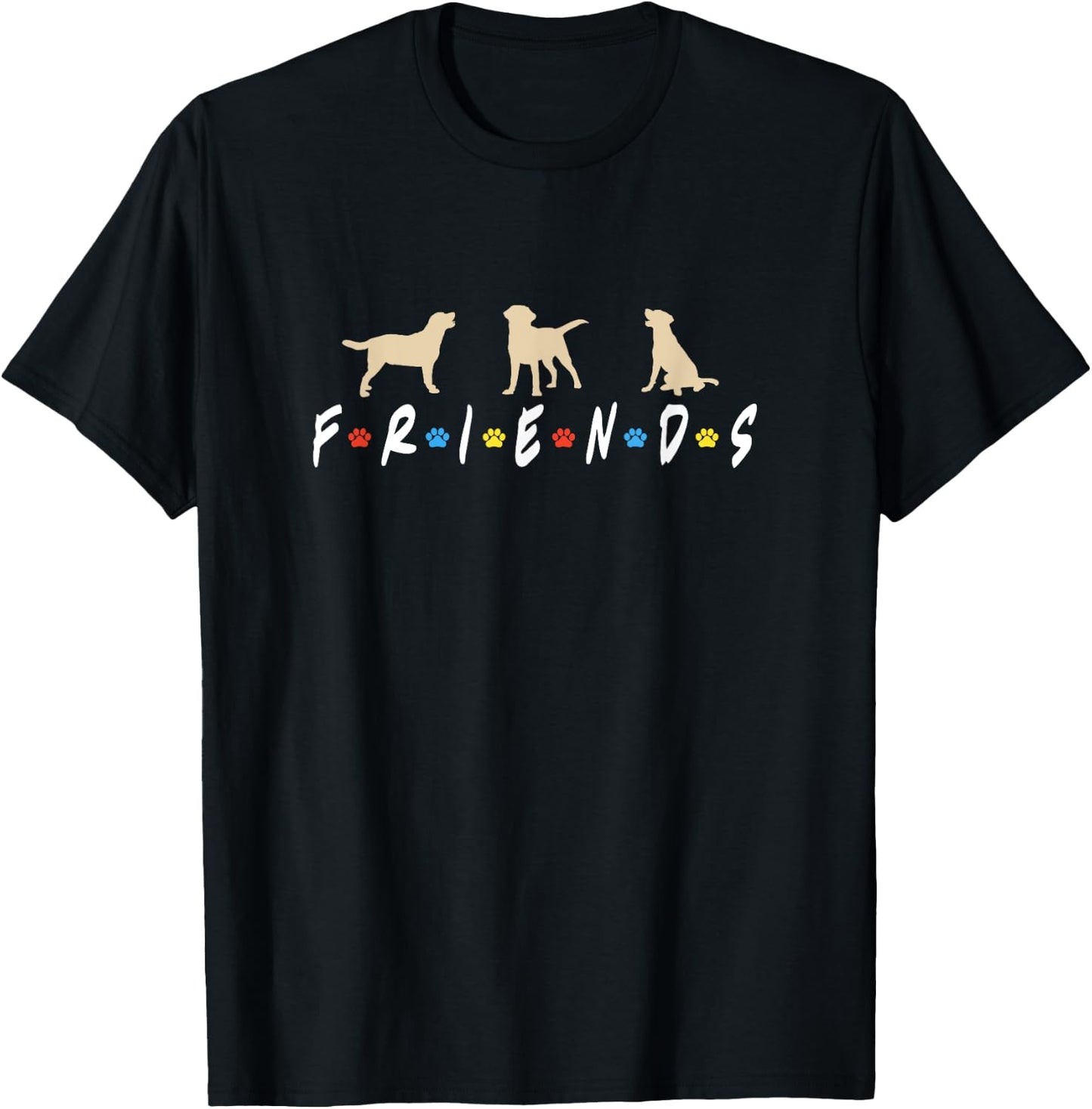 Funny Labrador Dog Meme , Yellow Lab Retriever Lover T-Shirt - T-Shirt | Black
