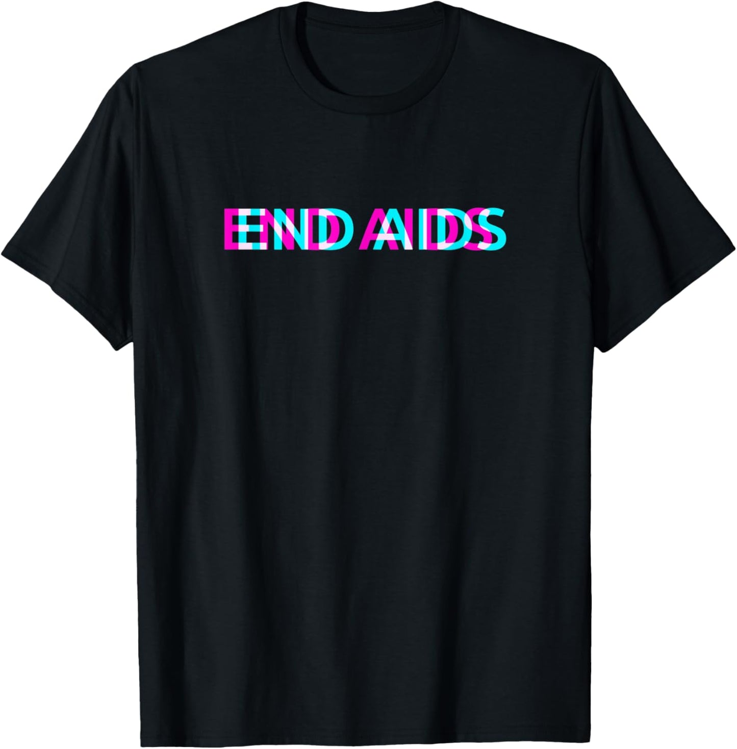 World Aids Day HIV Awareness End Aids T-Shirt - T-Shirt | Black