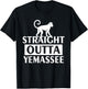 Straight Outta Yemassee Monkey Meme T-Shirt - T-Shirt | Black