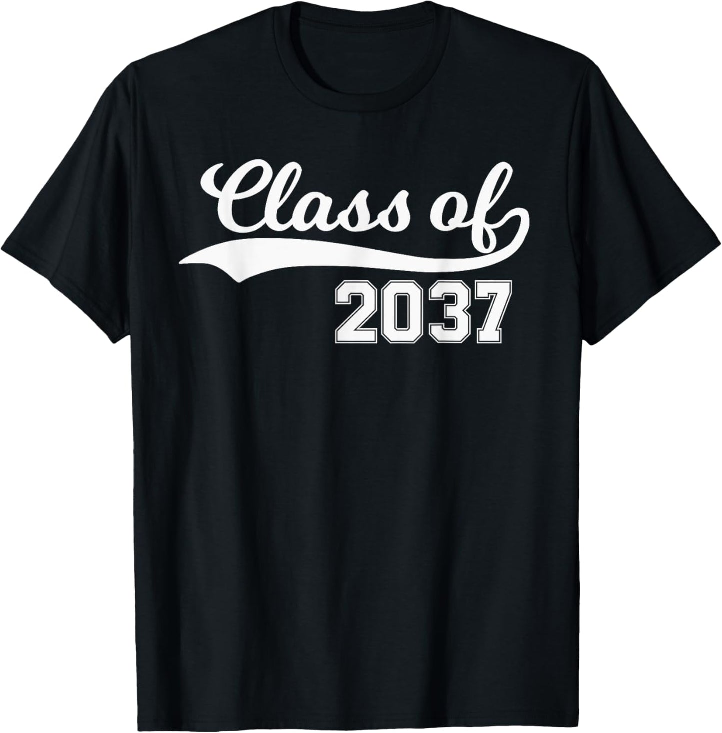 Class of 2037 Grow With Me Shirt First Day of School T-Shirt - T-Shirt | Black