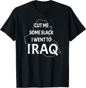 Iraq War Veteran Patriotic OIF Funny Vet Women Men T-Shirt - T-Shirt | Black