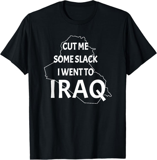 Iraq War Veteran Patriotic OIF Funny Vet Women Men T-Shirt - T-Shirt | Black