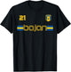 BAJAN Patriotic Retro Jersey Barbados Flag Women Kids Men T-Shirt - T-Shirt | Black