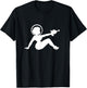 Retro Space Babe Mudflap Girl Pinup T-Shirt - T-Shirt | Black