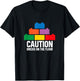 Bricks On The Floor Blocks Building Brick Builder Toys T-Shirt - T-Shirt | Black