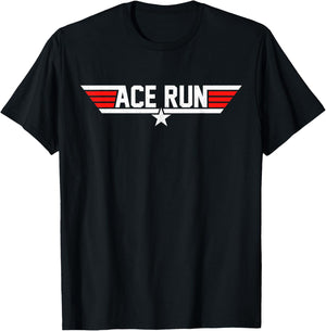 Disc Golf Ace Run, Disc Golf Gift, Ace Run T-Shirt - T-Shirt | Black