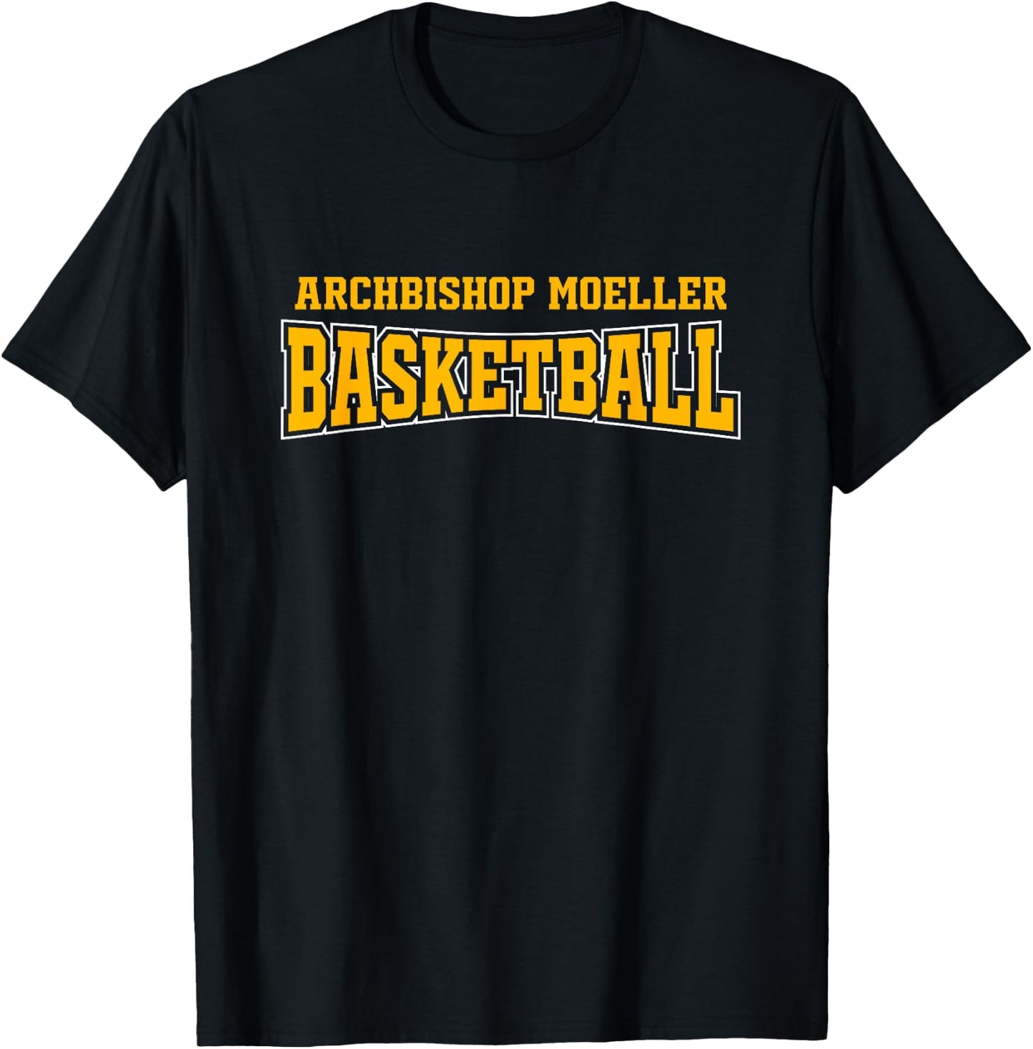 Archbishop Moeller High School Basketball Warp HS T-Shirt - T-Shirt | Black