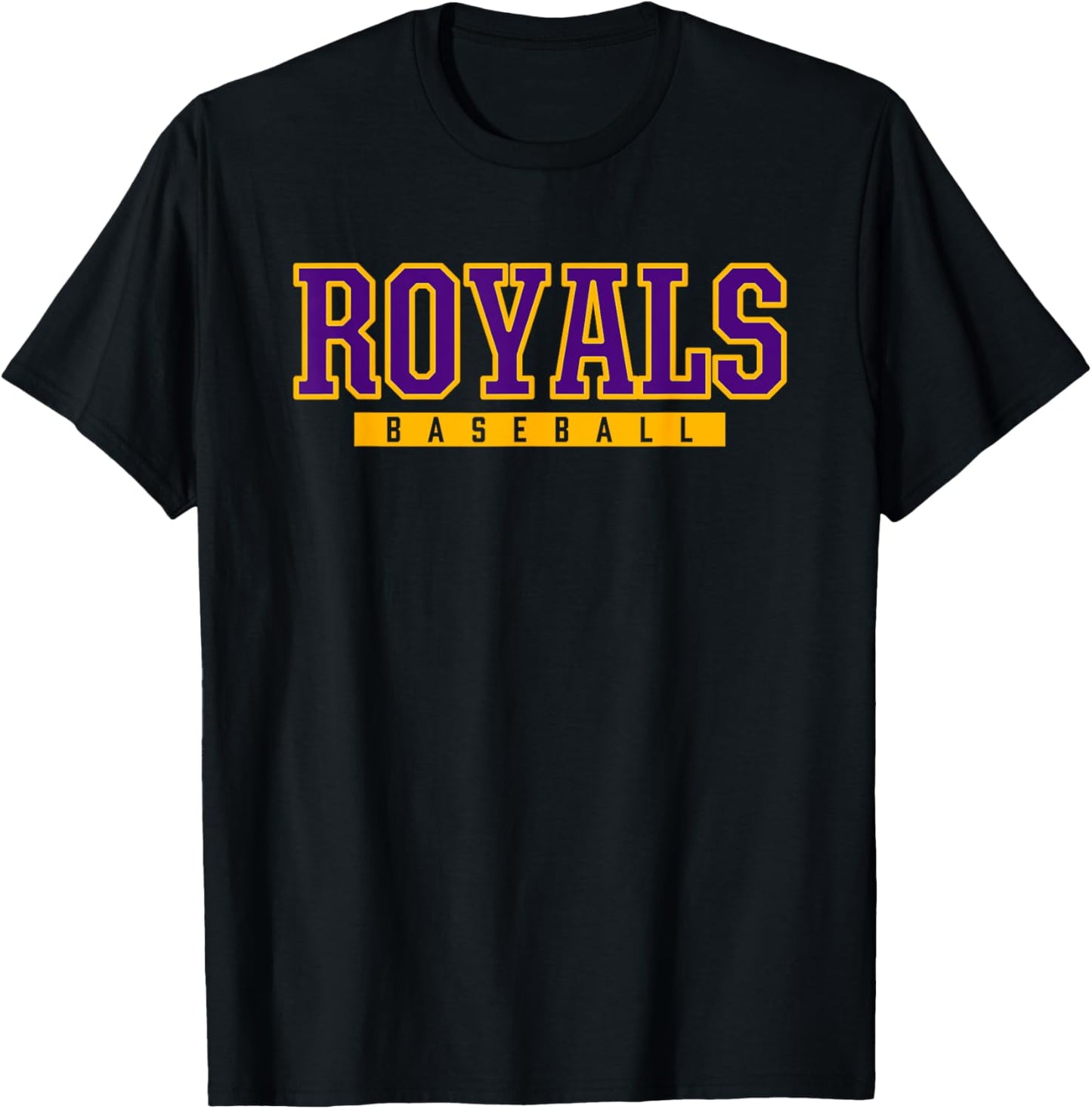 Bleckley County Royals Baseball T-Shirt - T-Shirt | Black