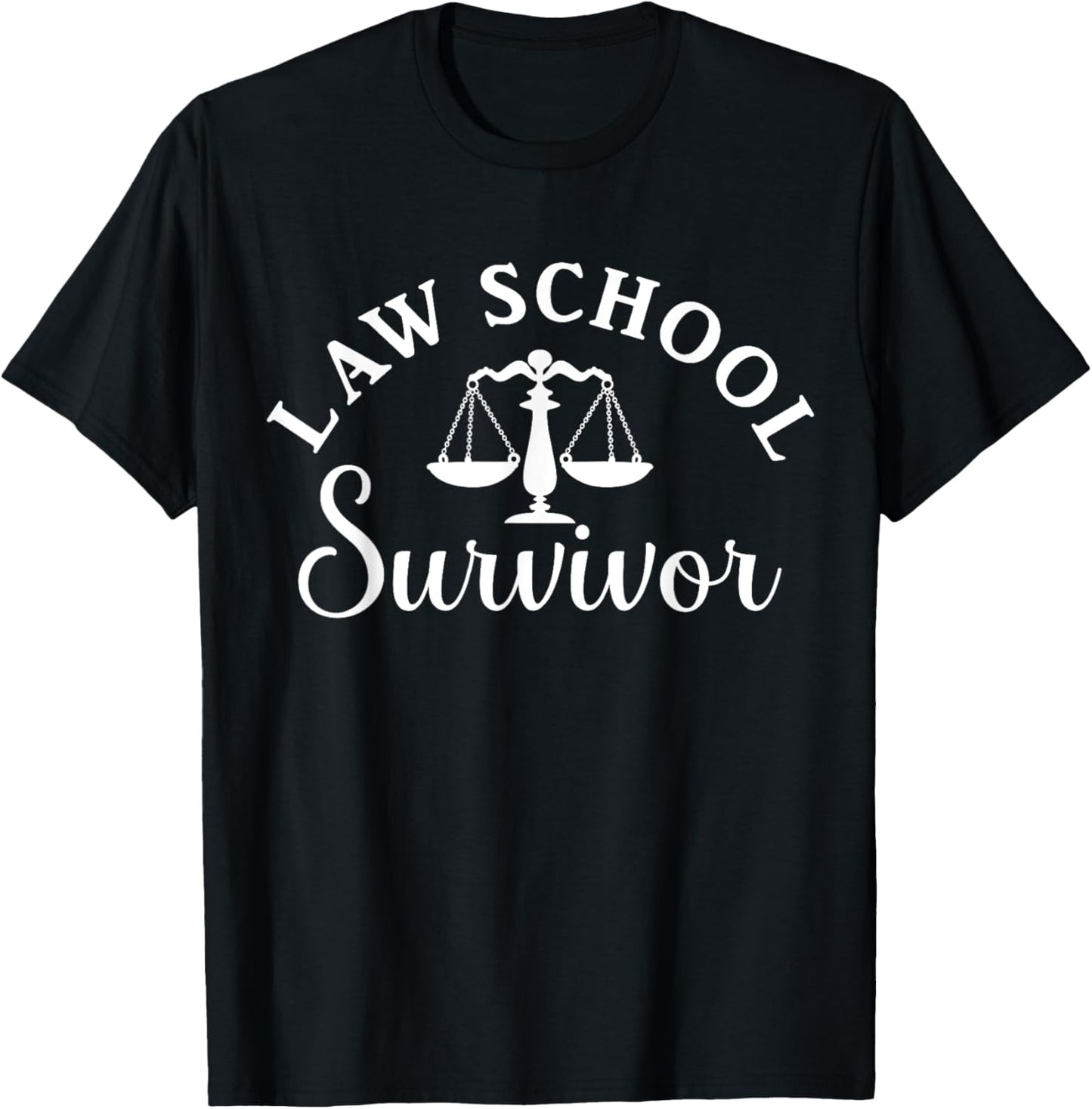 I Survived Law School, I Passed the Bar Exam T-Shirt - T-Shirt | Black