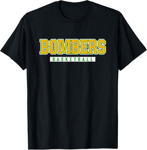 Bombers Basketball Richland High School T-Shirt - T-Shirt | Black