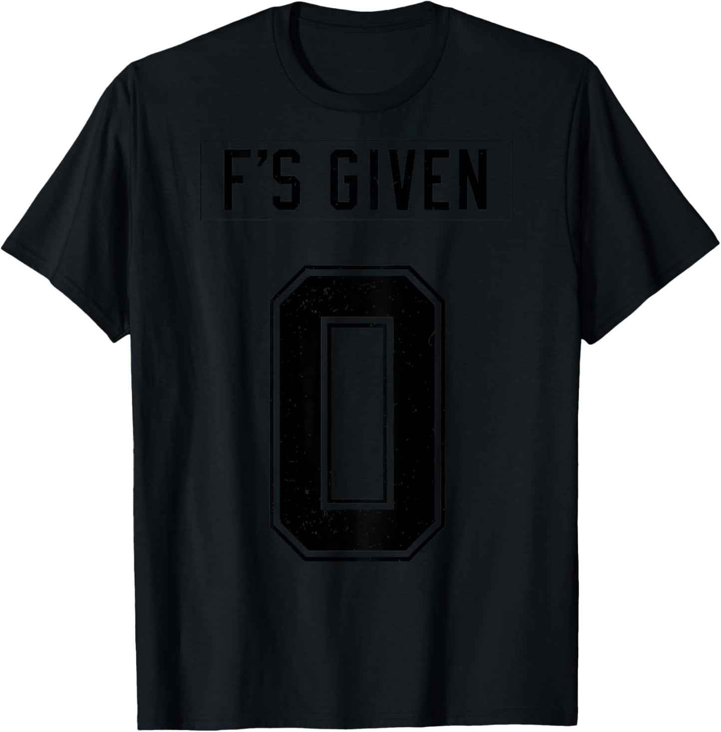 Zero Fs Given T-Shirt - T-Shirt | Black