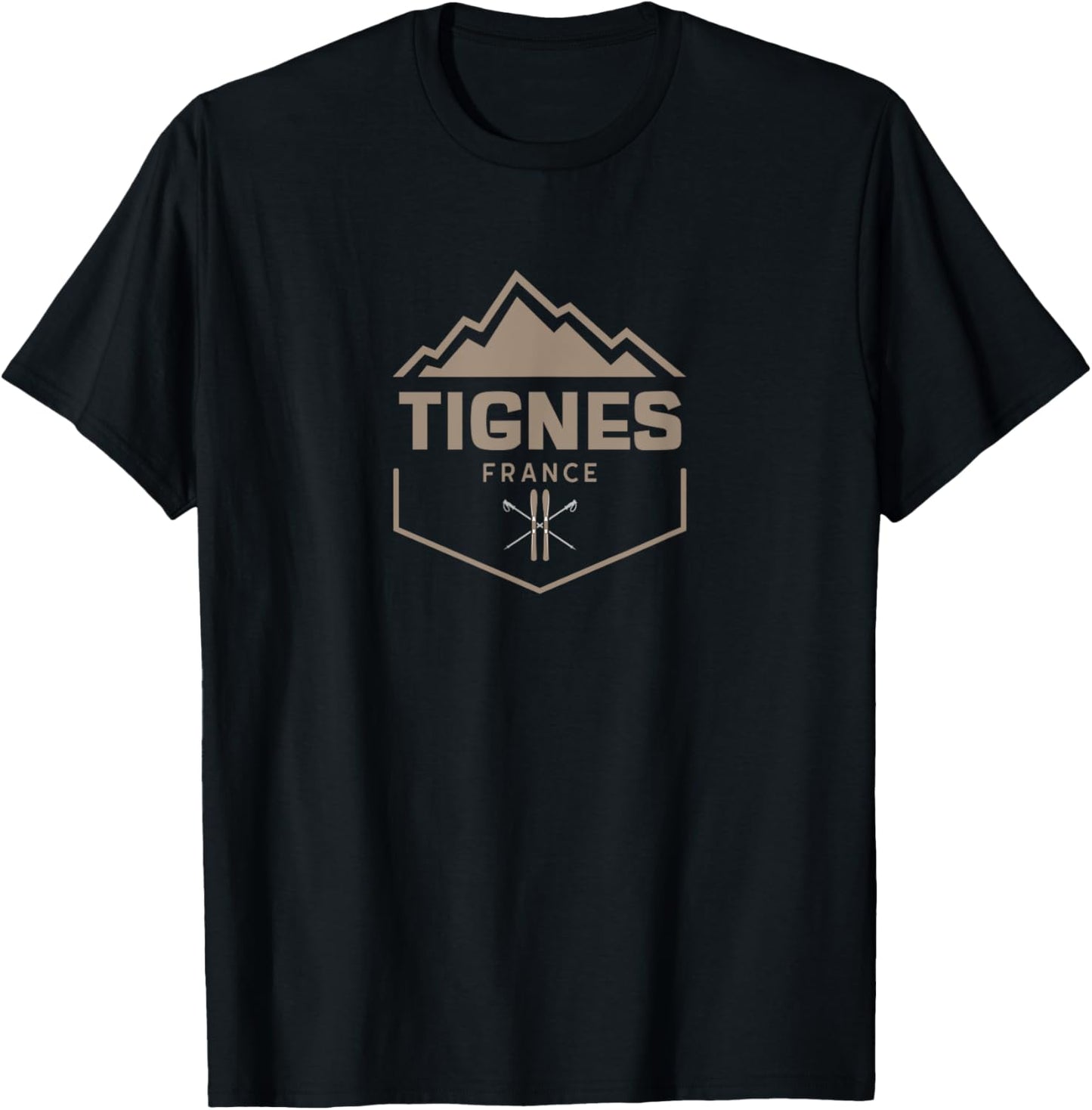 Tignes France T-Shirt - T-Shirt | Black