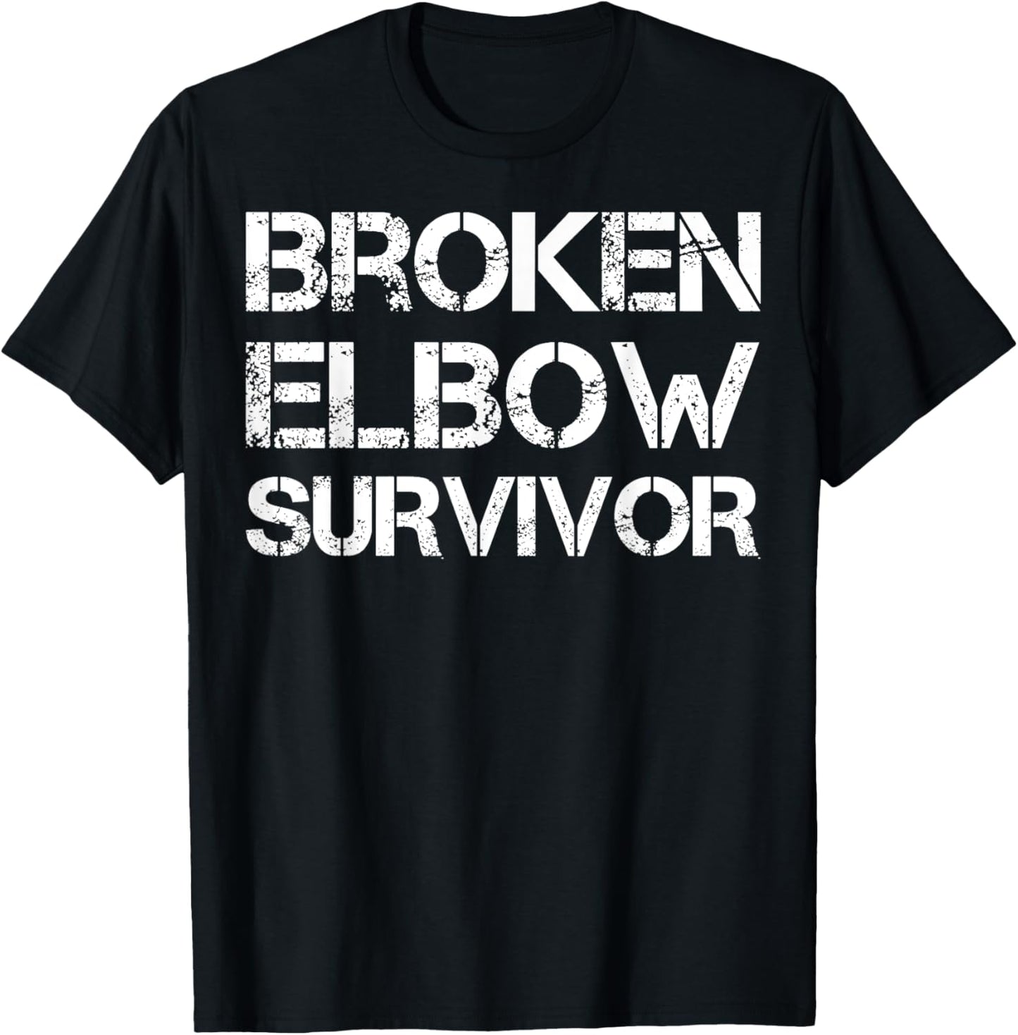 Broken Elbow Survivor T-Shirt - T-Shirt | Black