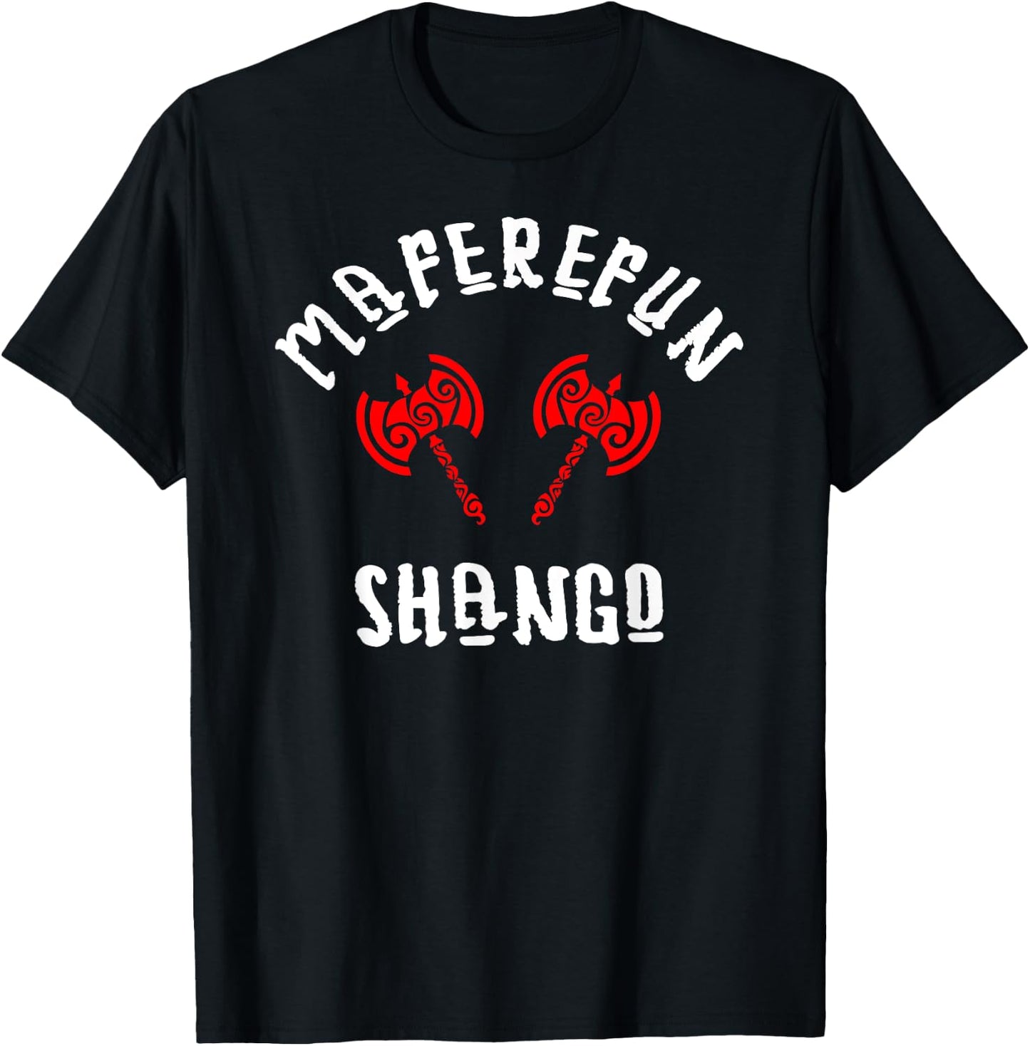 Shango Orisha Goddess Xango Ifa Yoruba Religion Chango T-Shirt - T-Shirt | Black