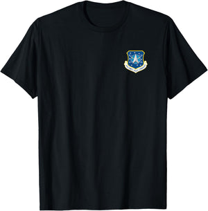 Air Force Space Command AFSPC Military Veteran Insignia T-Shirt - T-Shirt | Black