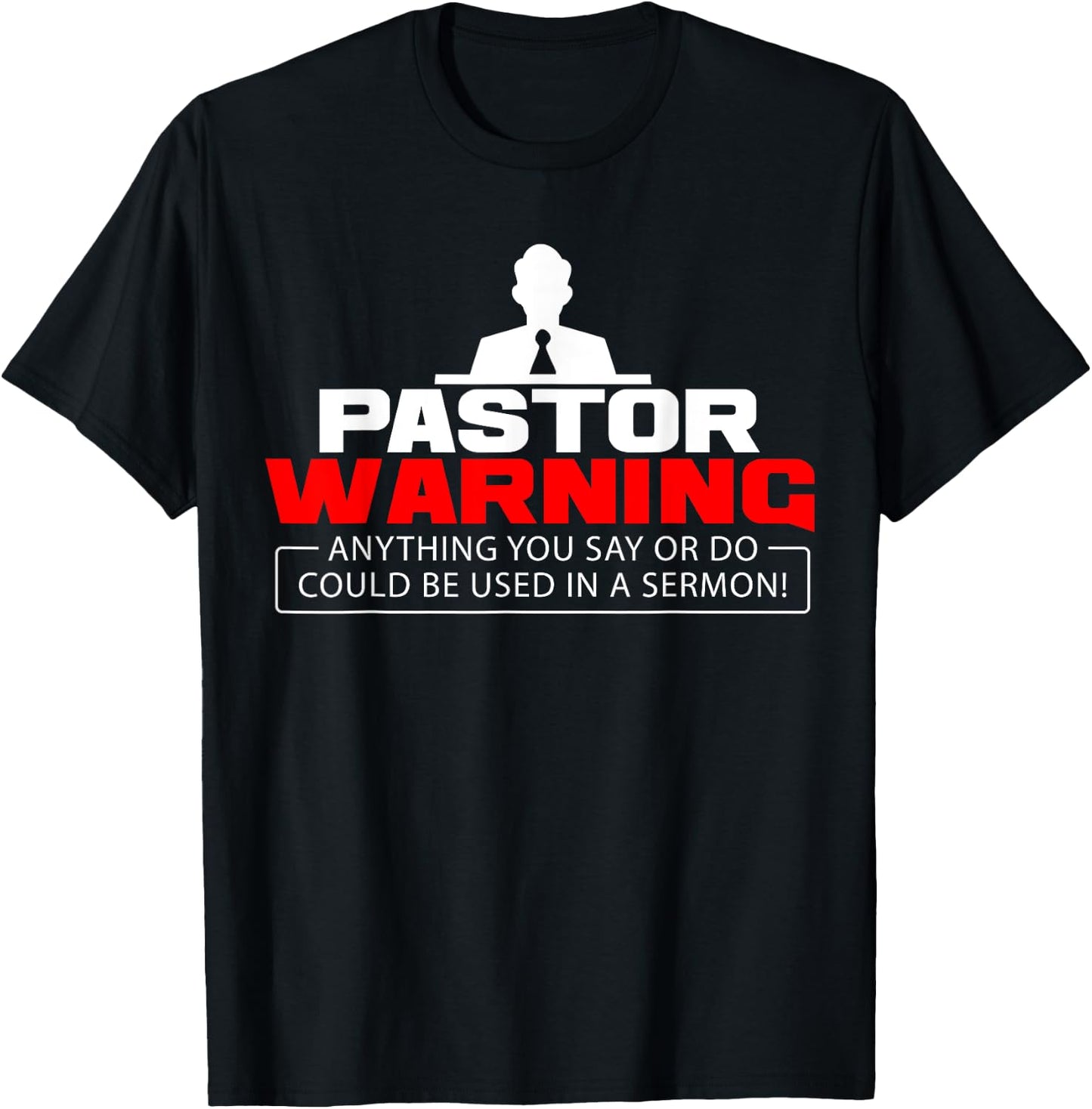 Funny Pastor Christian Jesus Believer Appreciation Men Gift T-Shirt - T-Shirt | Black