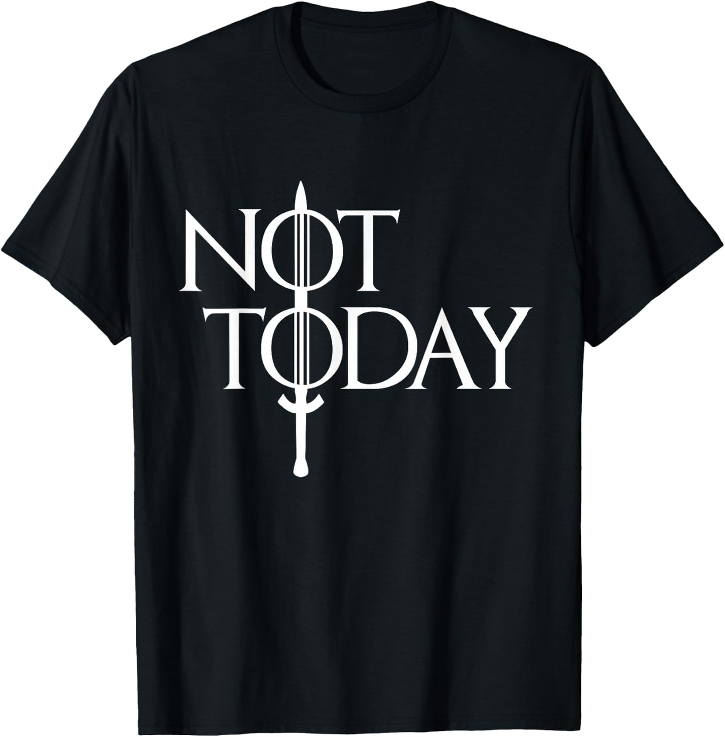 Men Women Not Today Vintage Cosplay Small T-Shirt - T-Shirt | Black