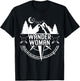 Compass Mountain Shirt ,Wander Woman Shirt,Hiking T-Shirt - T-Shirt | Black