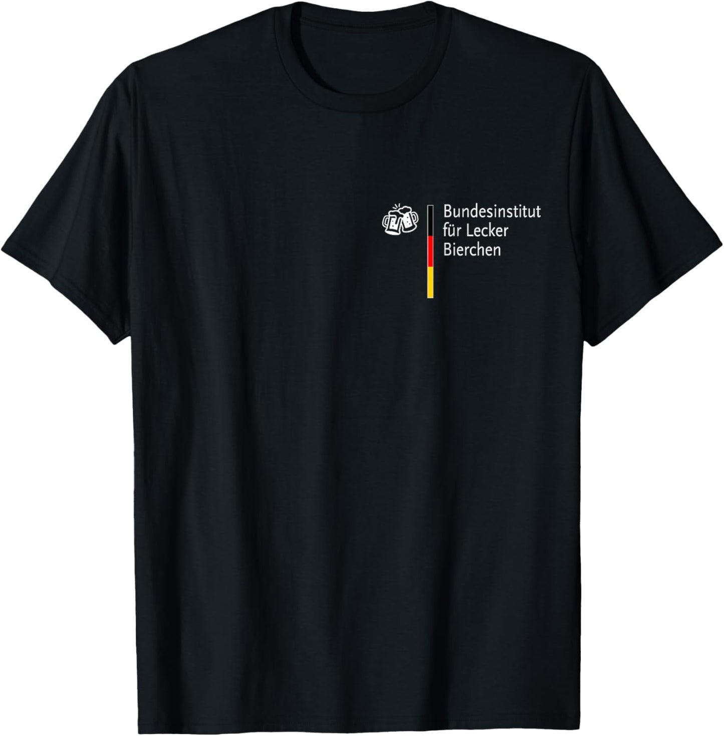 Bundesinstitut für leckerbierchen Beer Bier (Parodie) T-Shirt - T-Shirt | Black