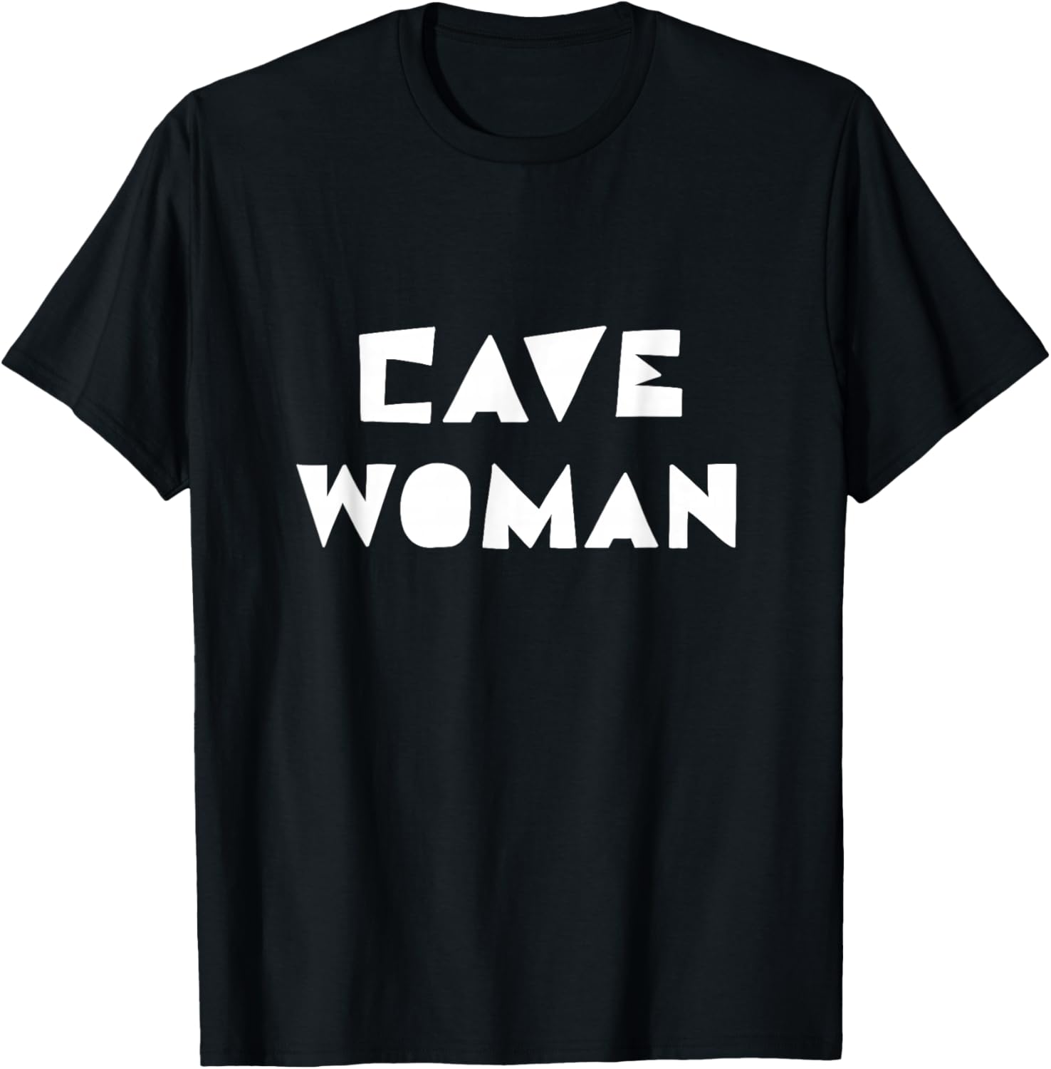 Cavewoman Funny Halloween Costume Cave Rescue Girls Women T-Shirt - T-Shirt | Black