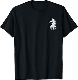 Schwedische Flagge von Scania Griffin Wappen T-Shirt - T-Shirt | Black